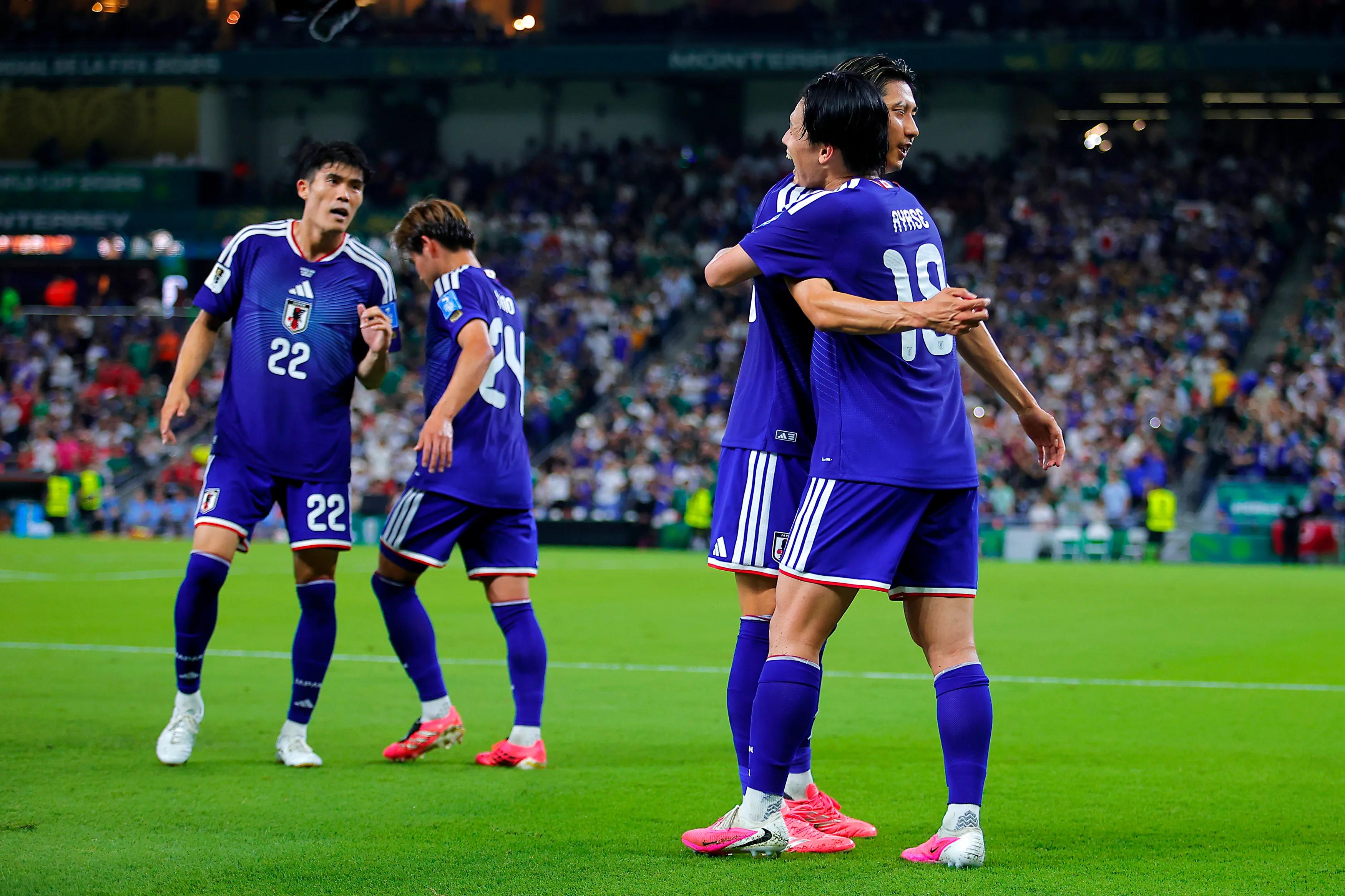 Japan celebrate